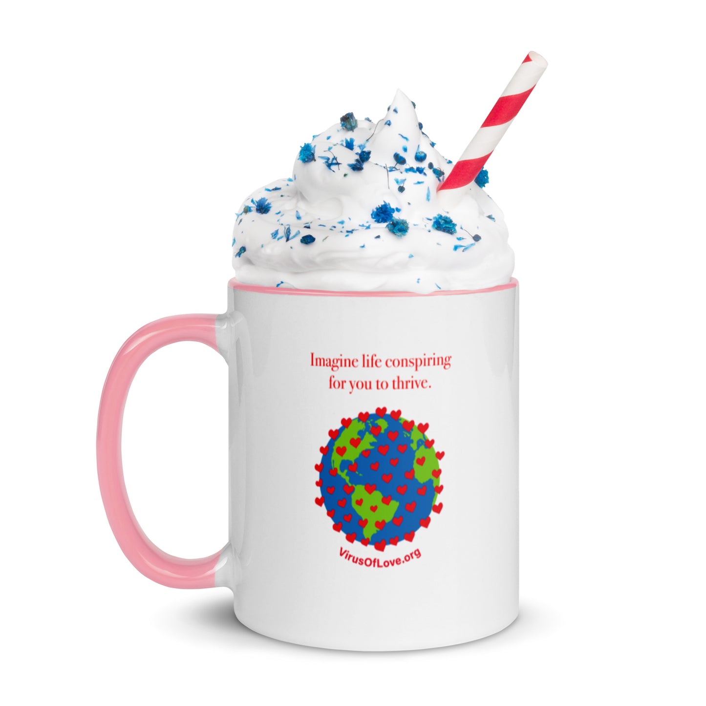 Imagine Life Conspiring - Mug with Color Inside