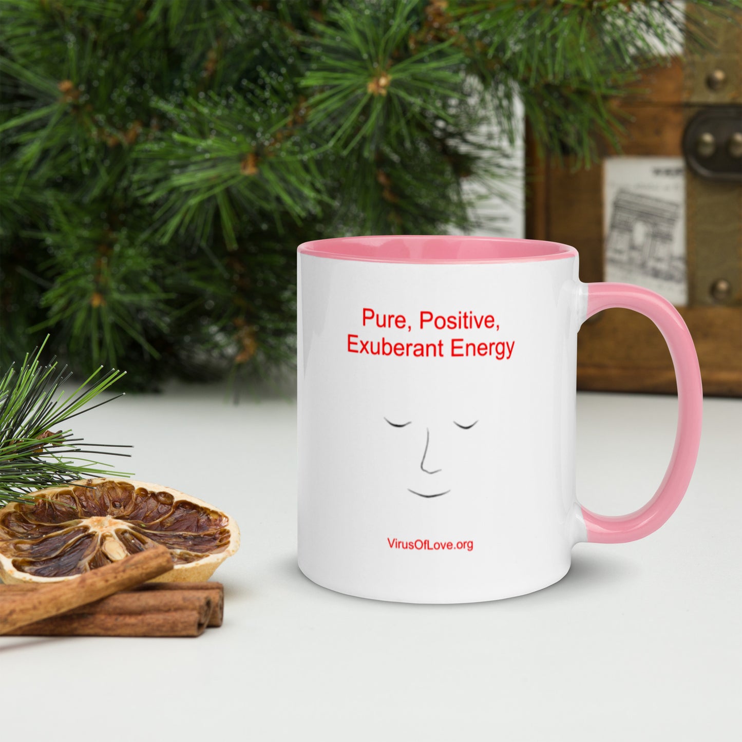 Pure Positive Exuberant Energy - Mug with Color Inside