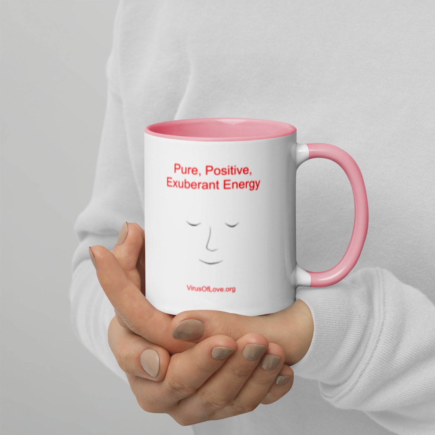 Pure Positive Exuberant Energy - Mug with Color Inside