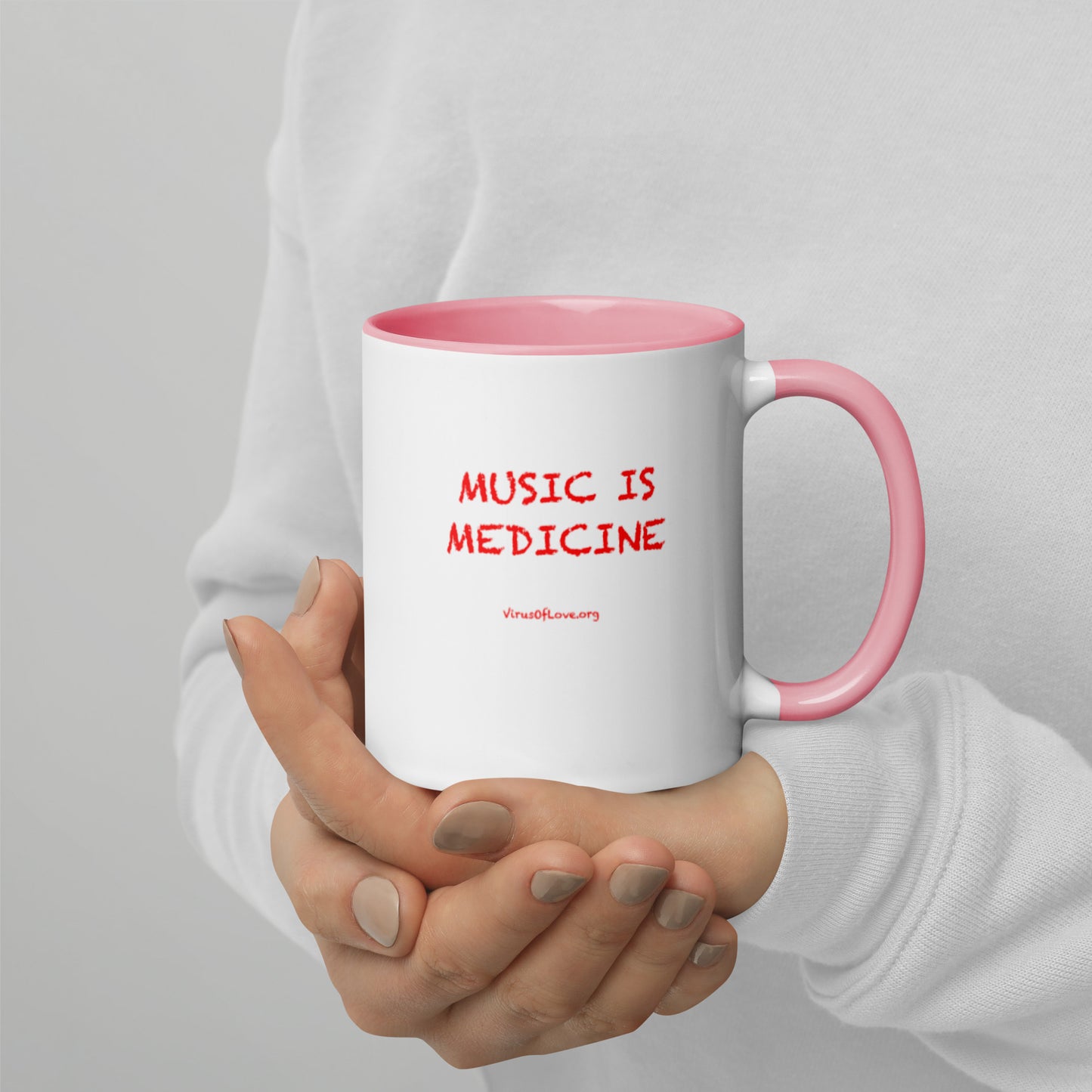 Music Is Medicine - Mug with Color Inside