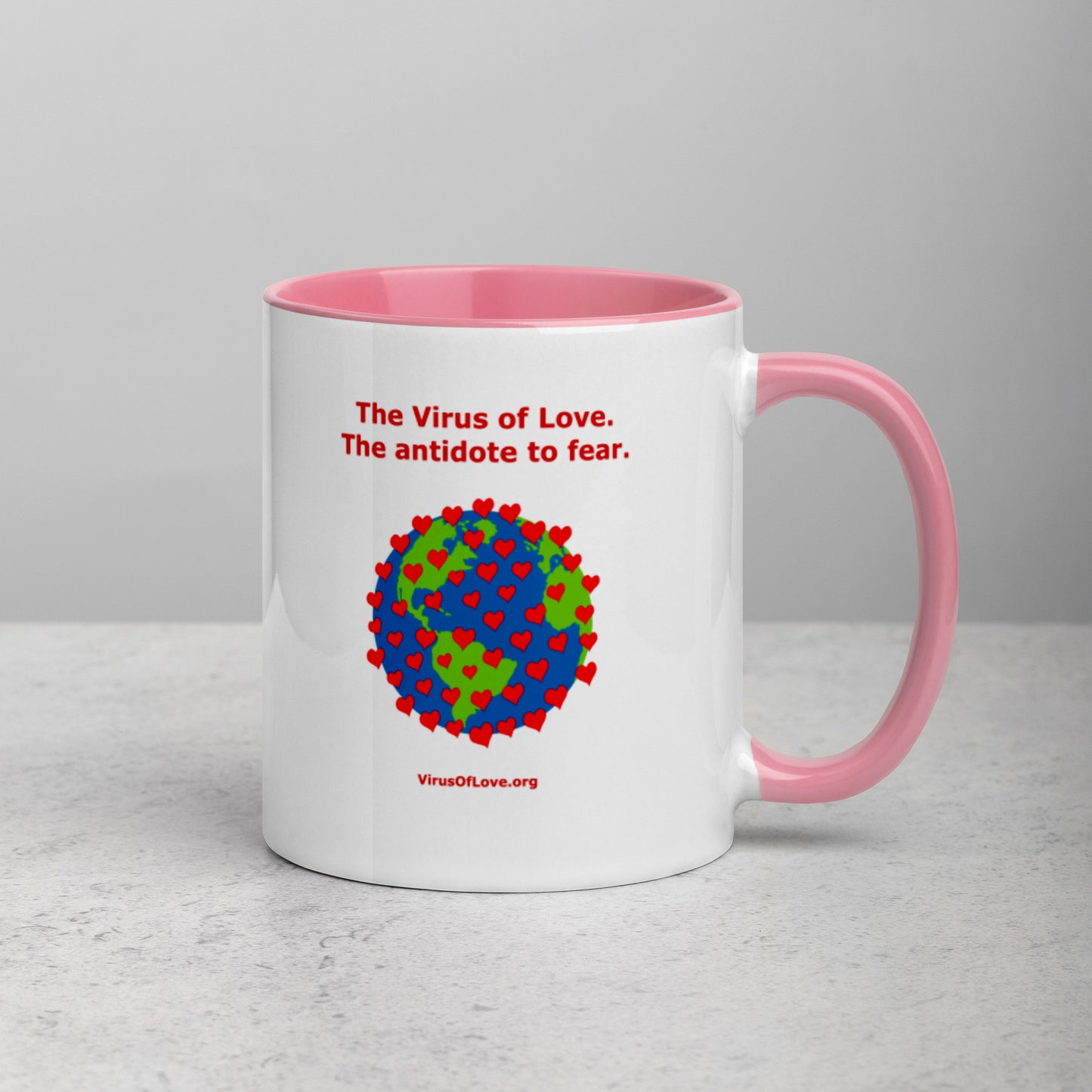 The Antidote to Fear - Mug with Color Inside