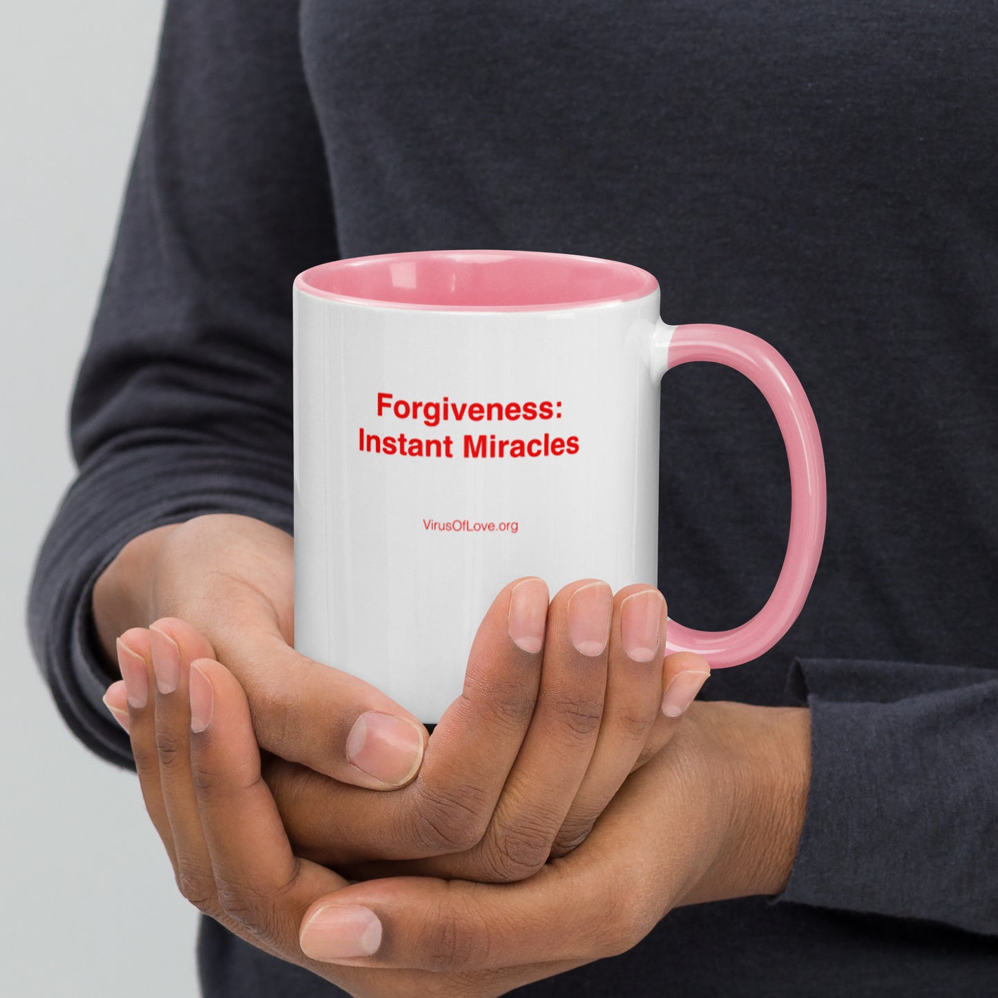 Forgiveness Instant Miracles Mug with Color Inside