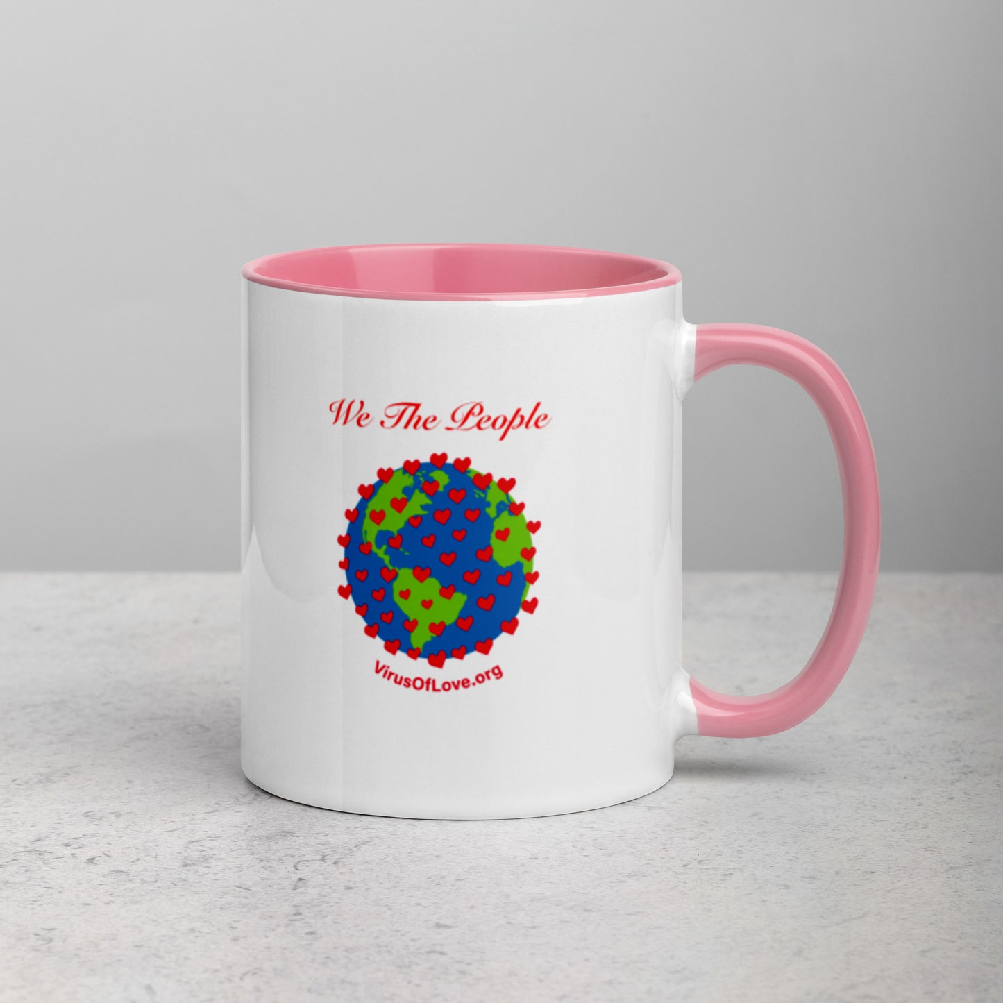 We The People Mug with Color Inside