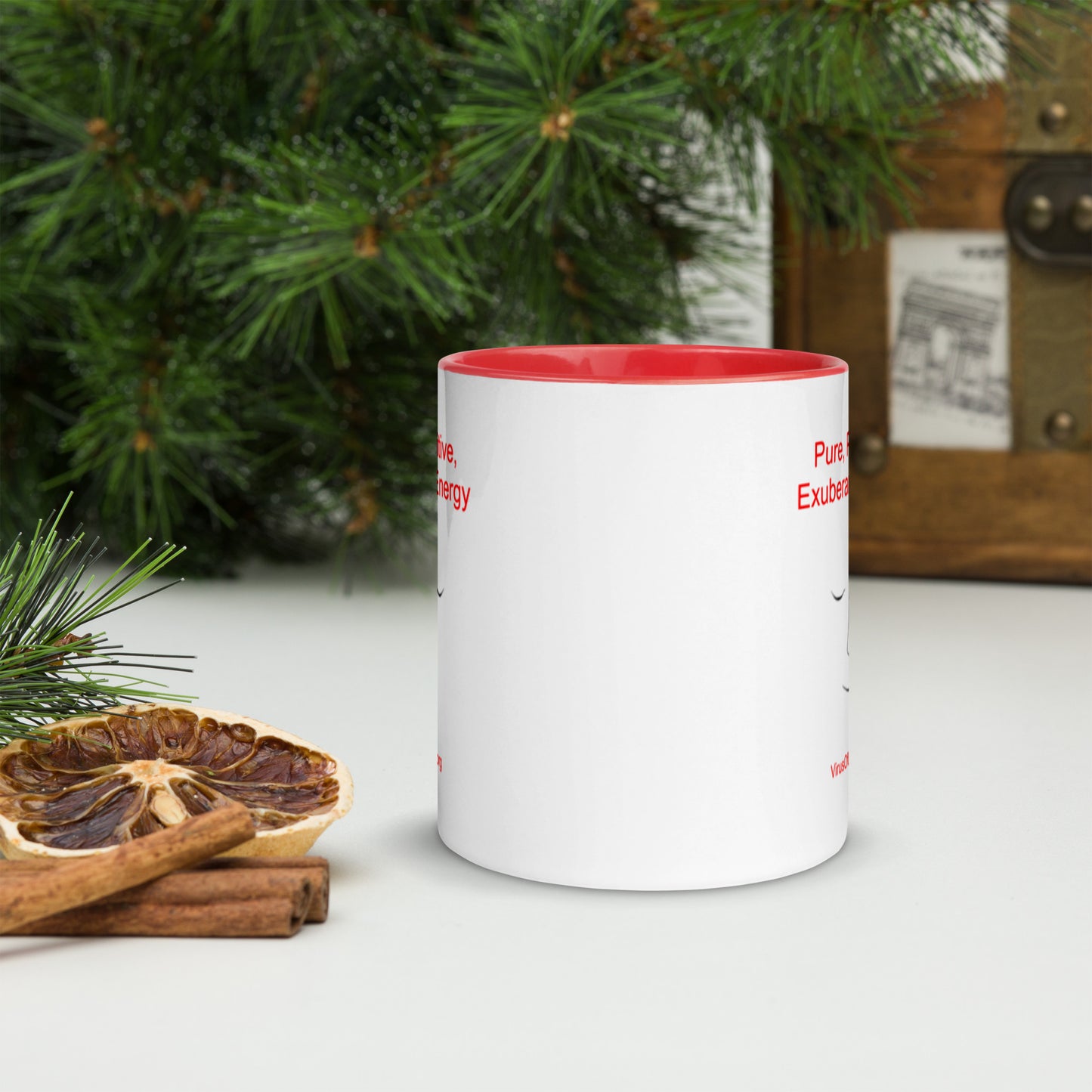 Pure Positive Exuberant Energy - Mug with Color Inside