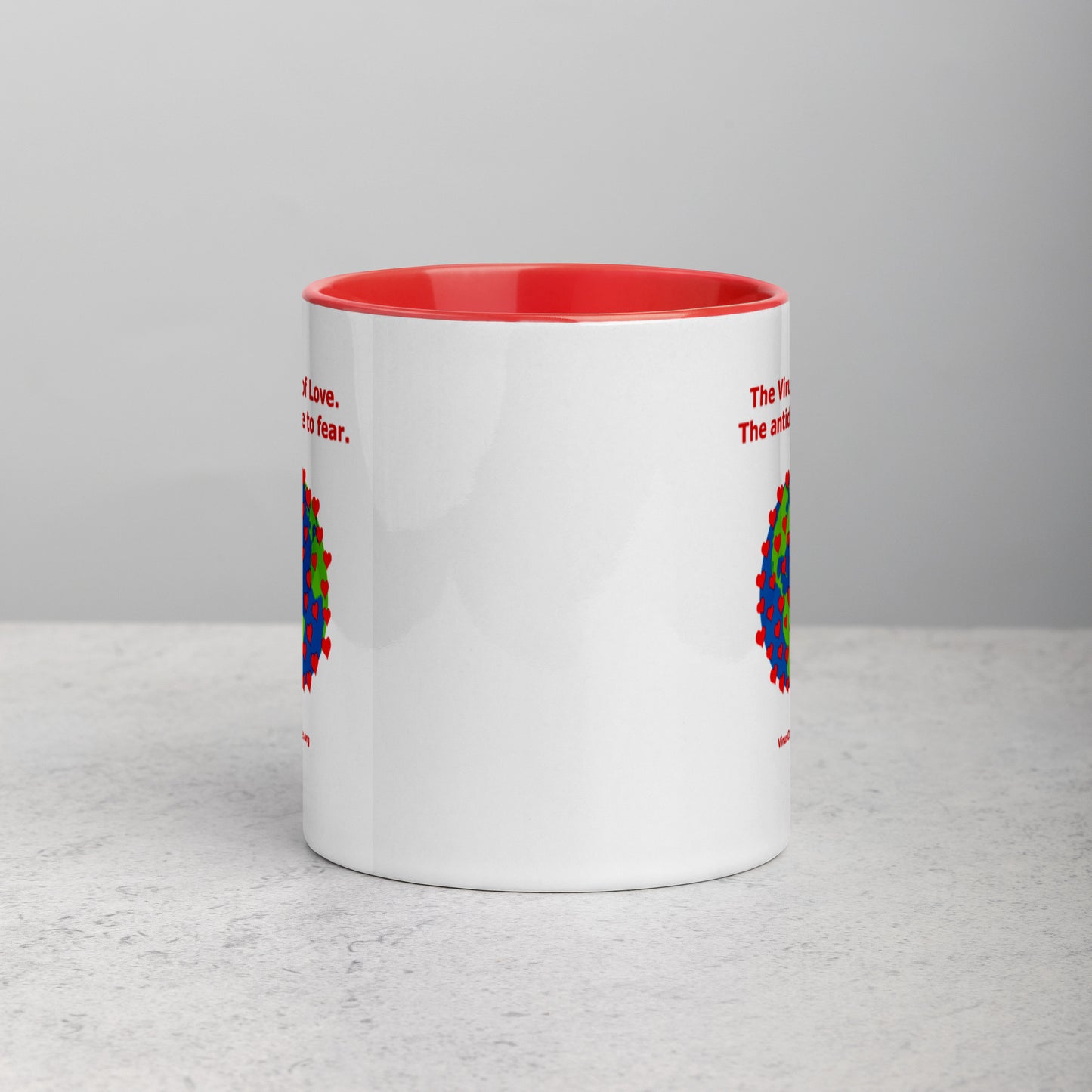 The Antidote to Fear - Mug with Color Inside