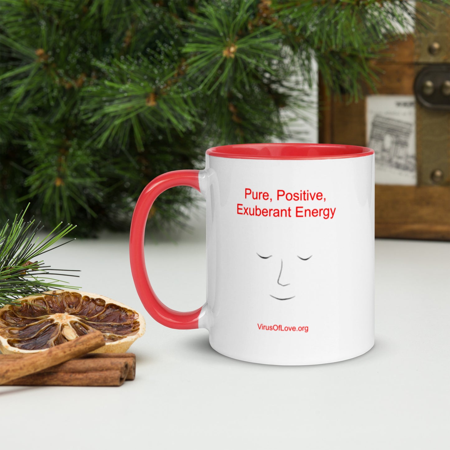 Pure Positive Exuberant Energy - Mug with Color Inside