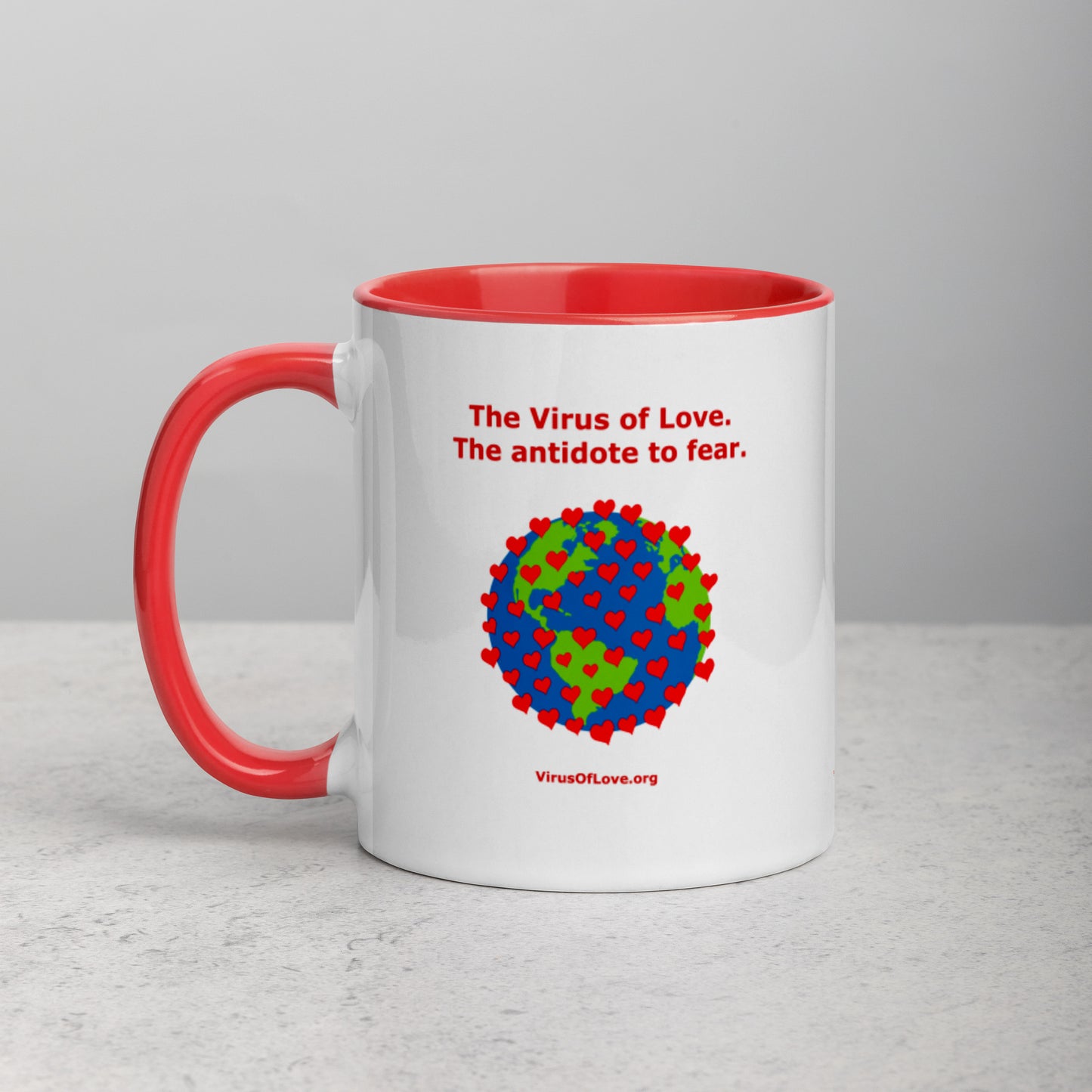 The Antidote to Fear - Mug with Color Inside