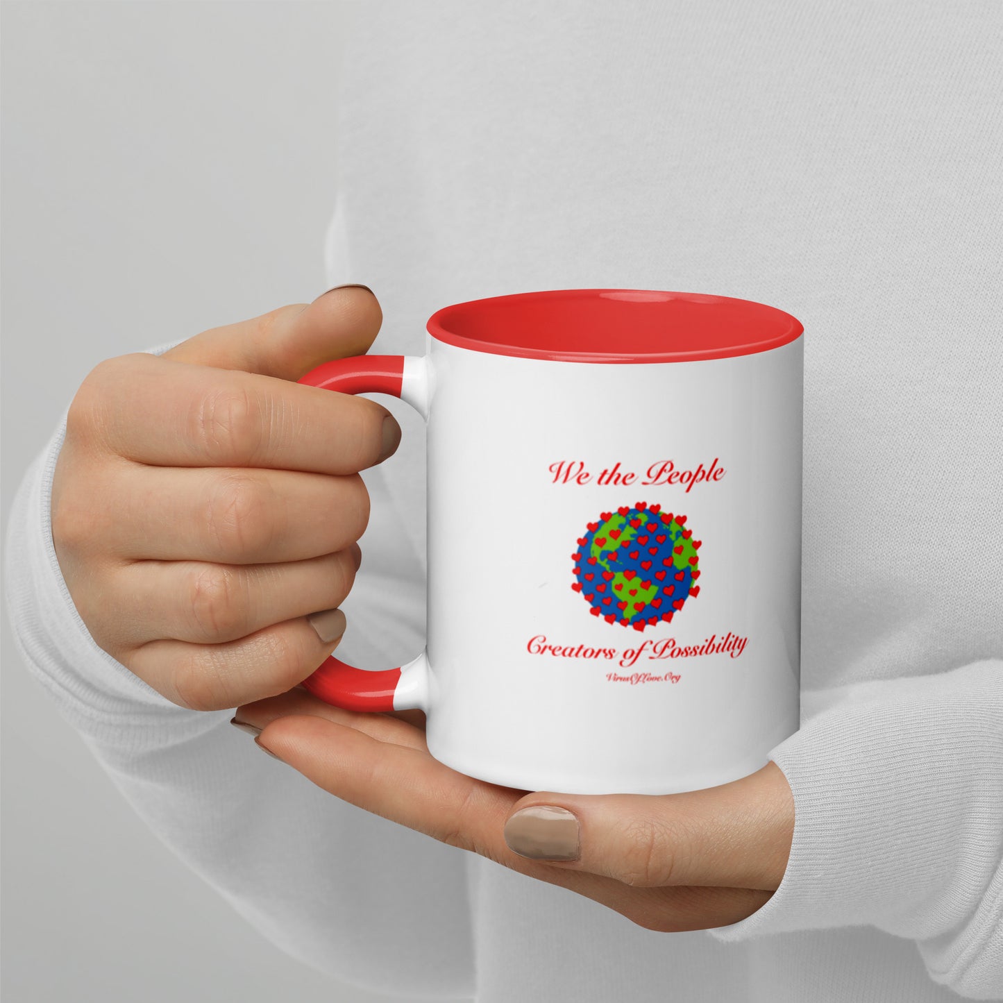 We The People Creators of Possibility Mug with Color Inside