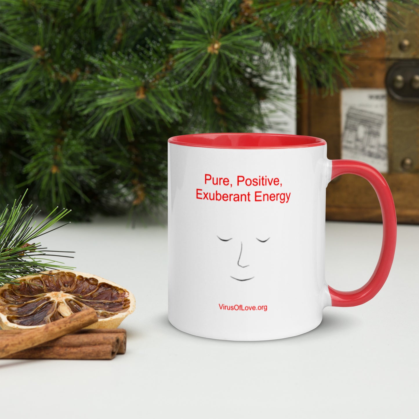 Pure Positive Exuberant Energy - Mug with Color Inside
