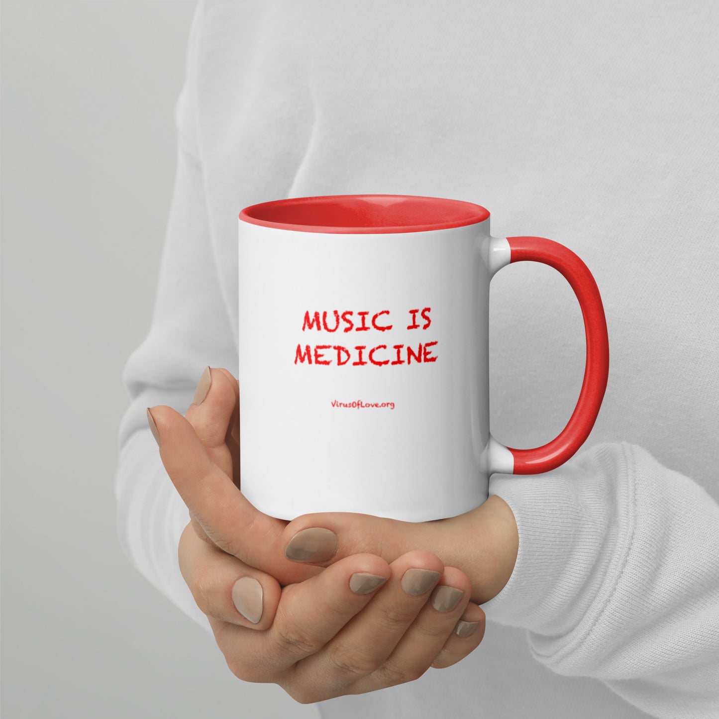Music Is Medicine - Mug with Color Inside