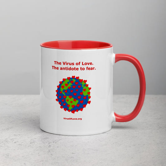 The Antidote to Fear - Mug with Color Inside