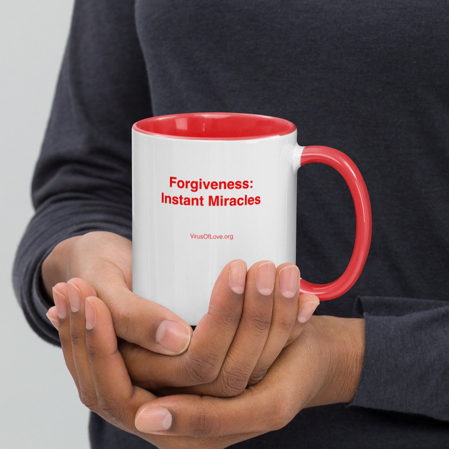 Forgiveness Instant Miracles Mug with Color Inside