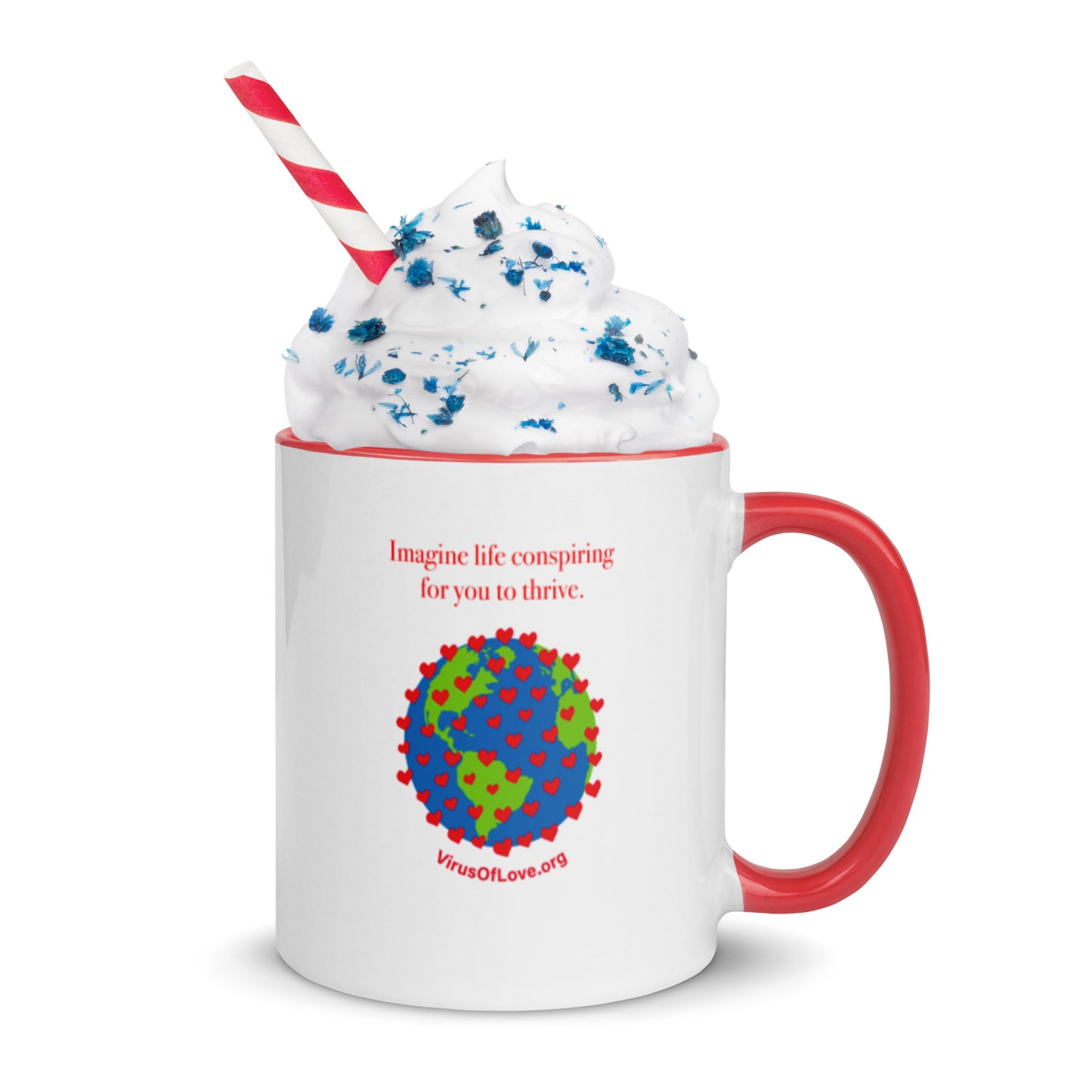 Imagine Life Conspiring - Mug with Color Inside