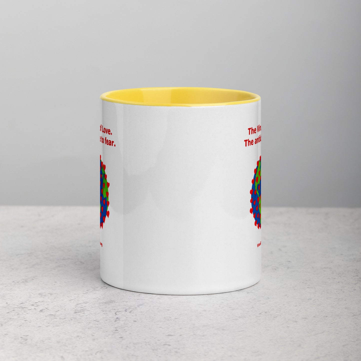 The Antidote to Fear - Mug with Color Inside