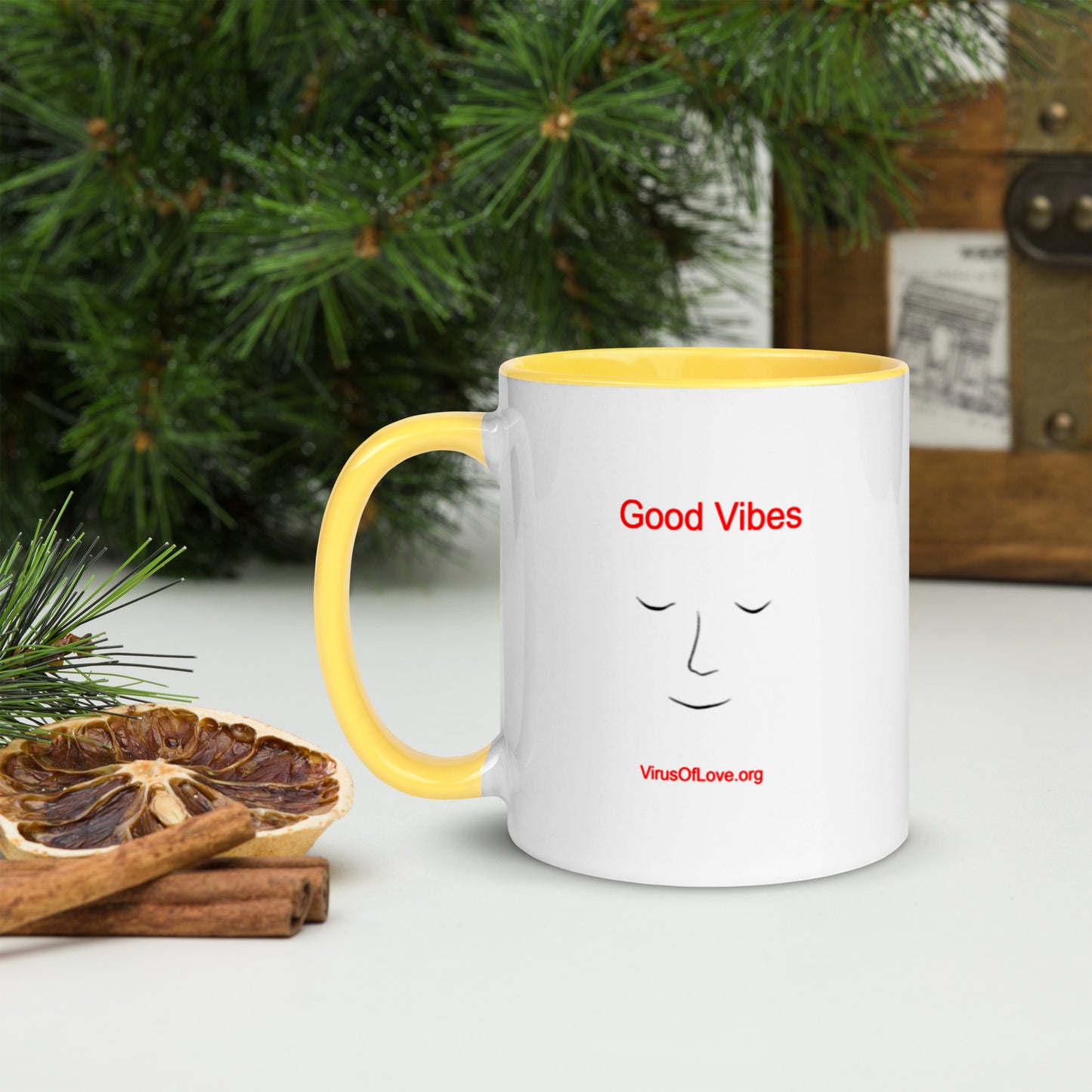 Good Vibes - Mug with Color Inside