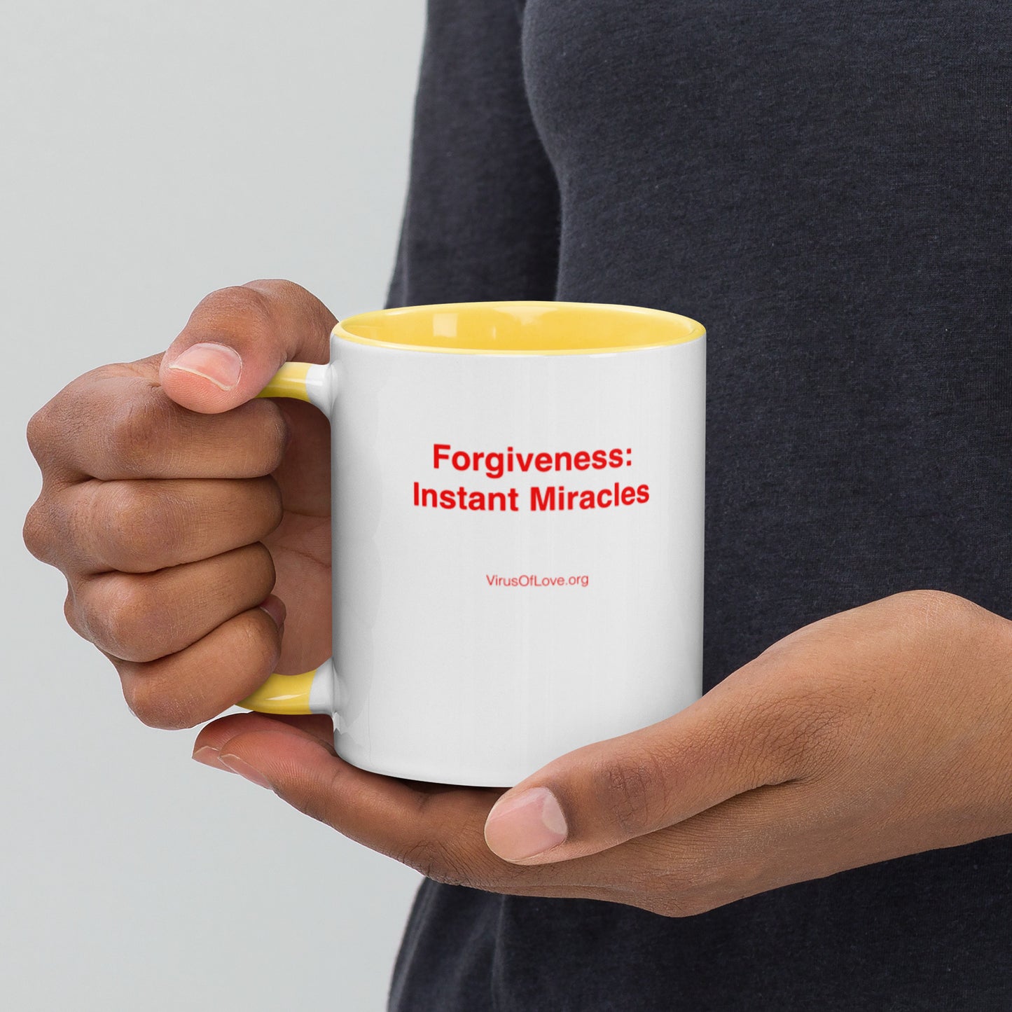 Forgiveness Instant Miracles Mug with Color Inside