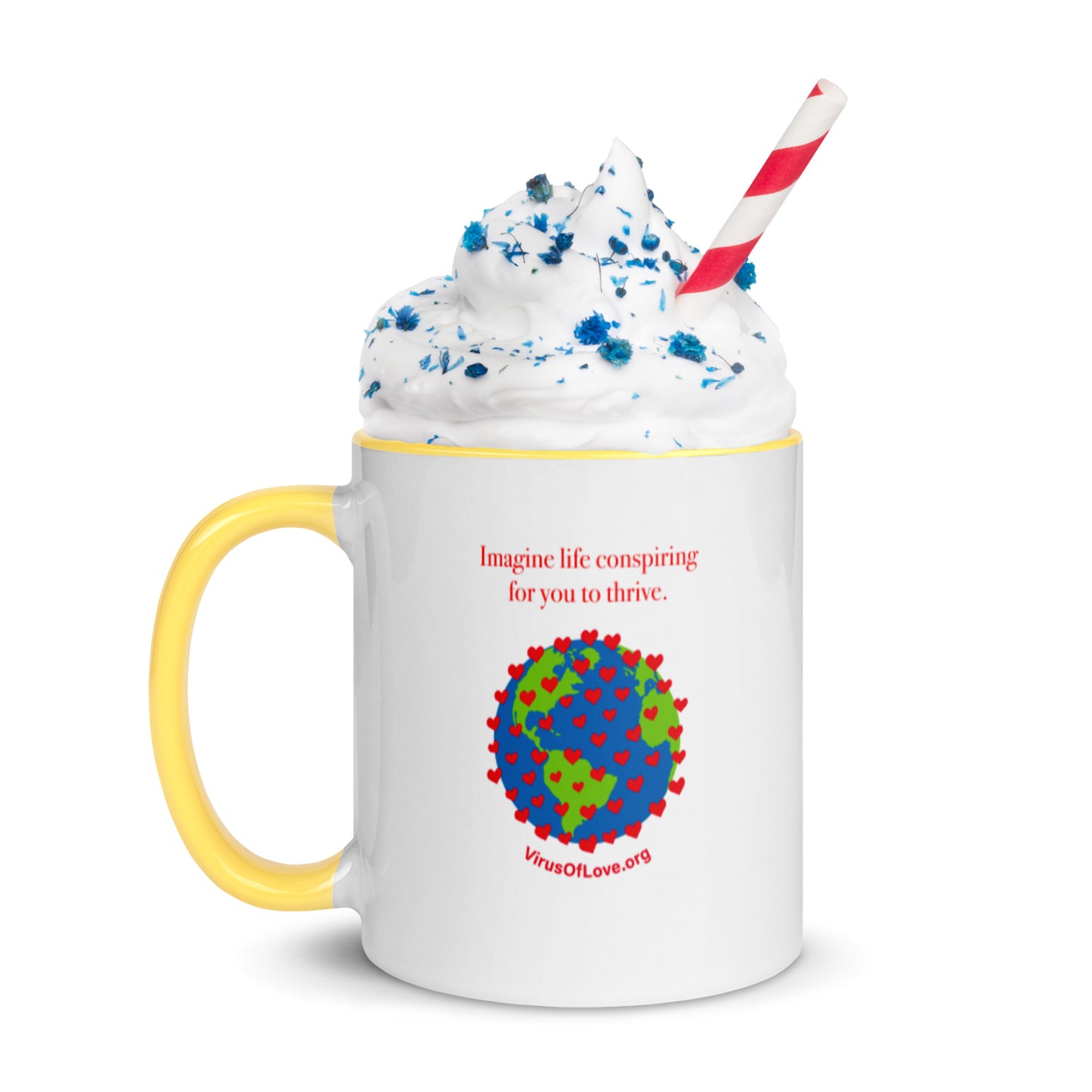 Imagine Life Conspiring - Mug with Color Inside