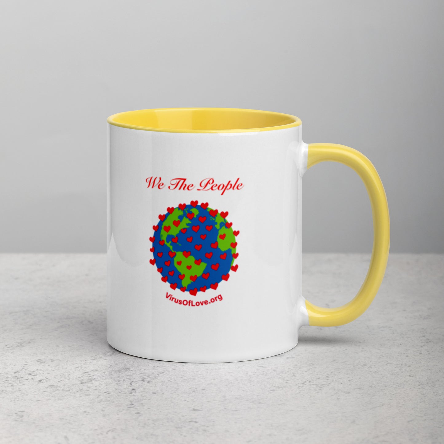 We The People Mug with Color Inside