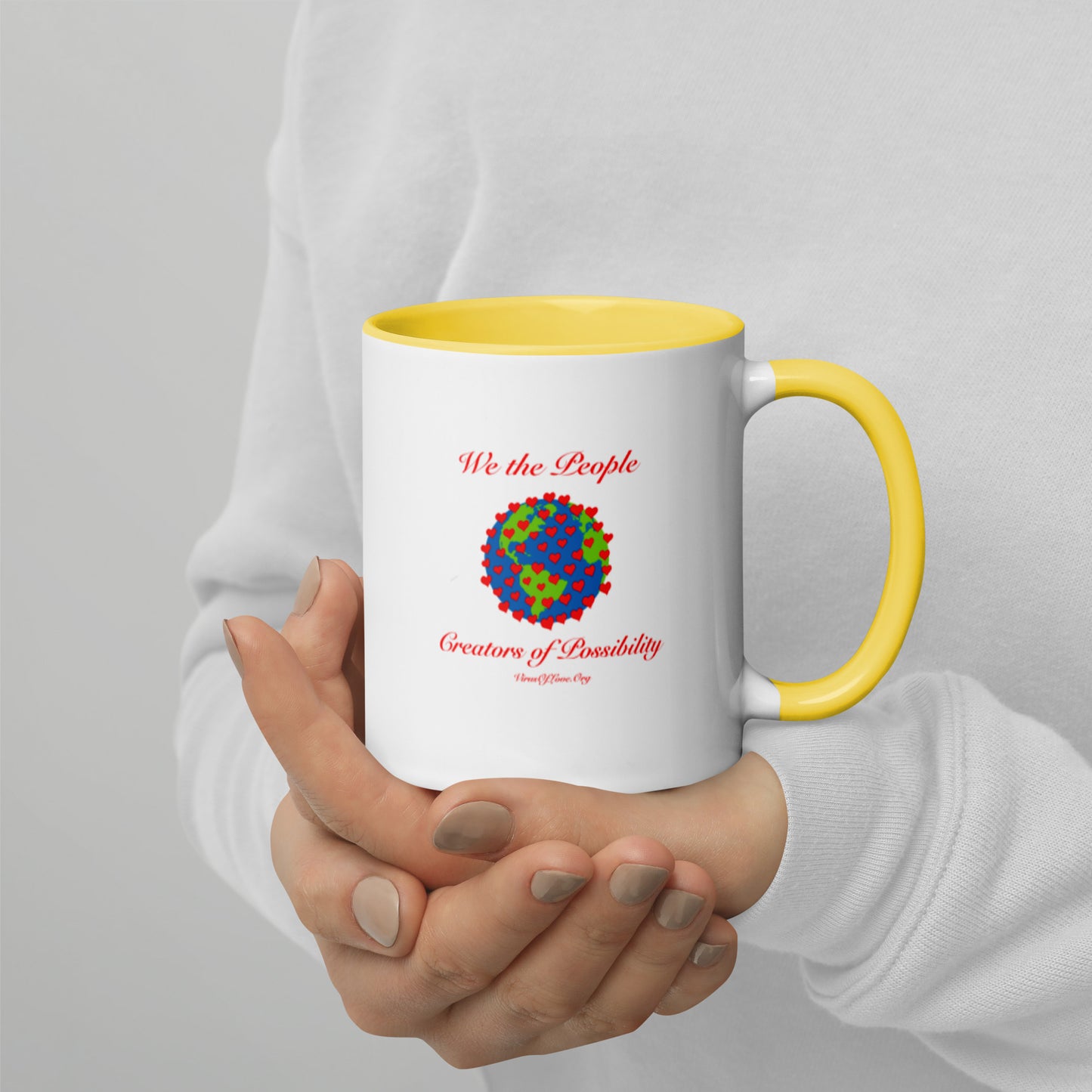 We The People Creators of Possibility Mug with Color Inside