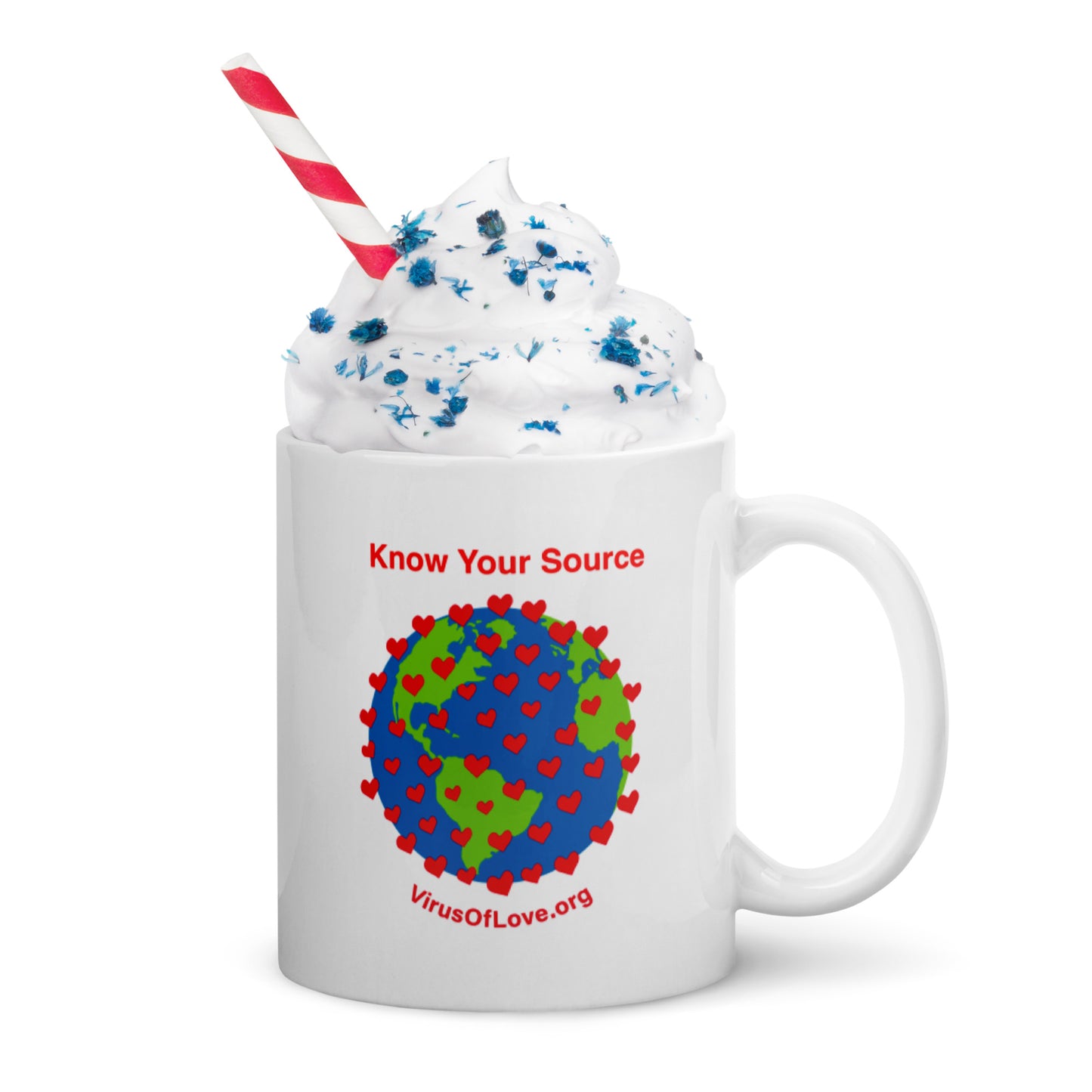 Know Your Source - White glossy mug