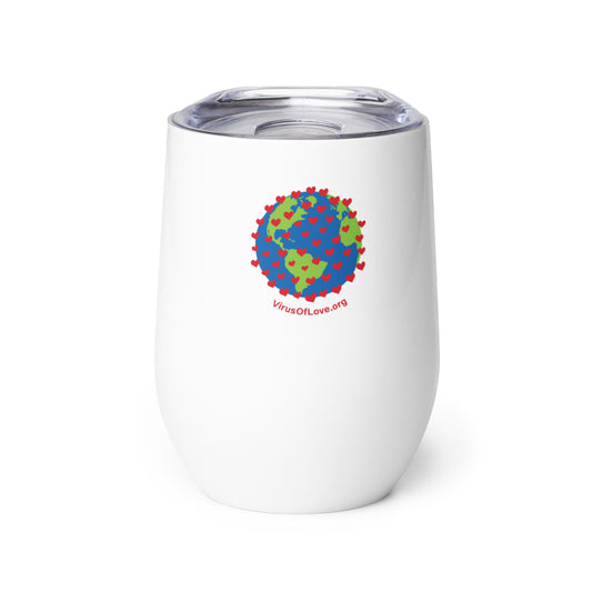 Virus of Love Image - Wine Tumbler