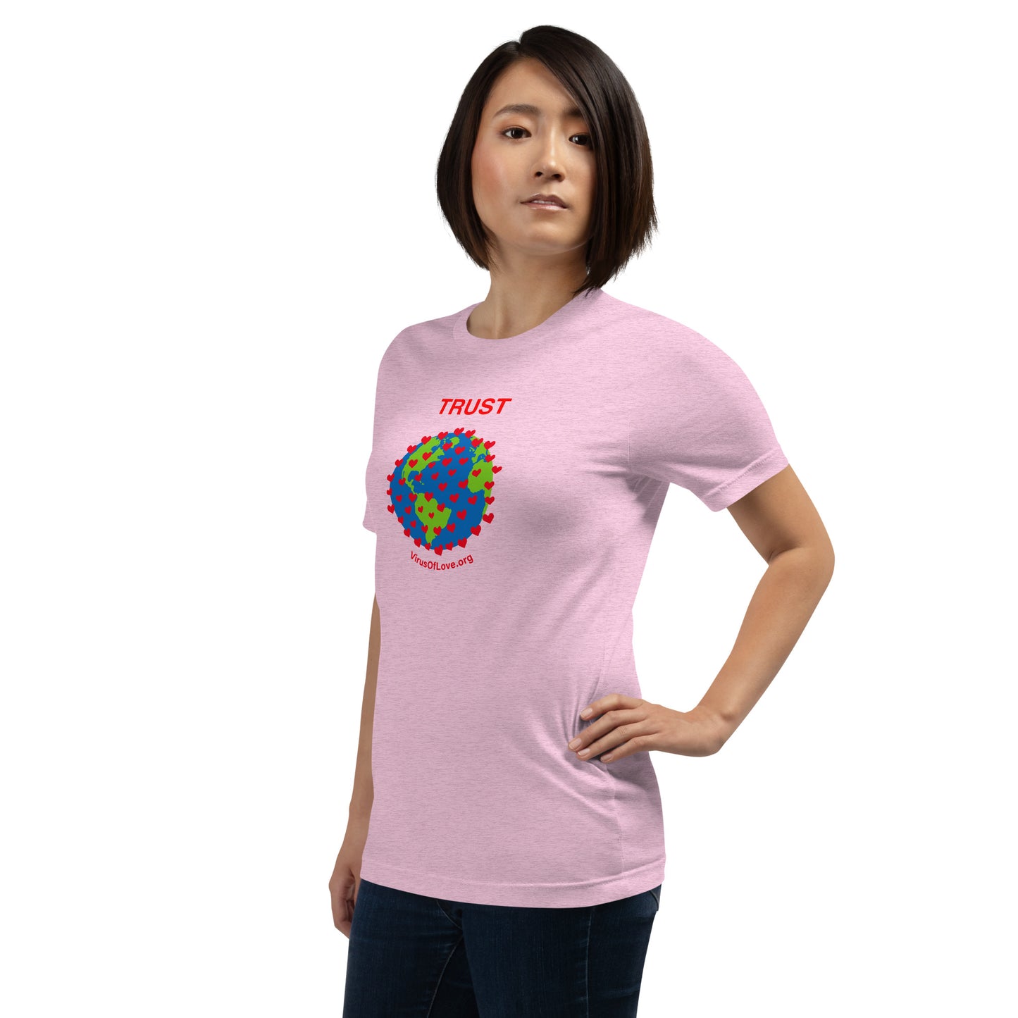 TRUST Virus of Love Image Unisex t-shirt