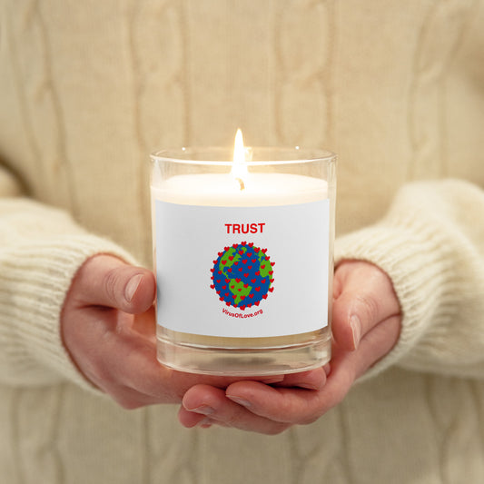 TRUST - Glass jar soy wax candle