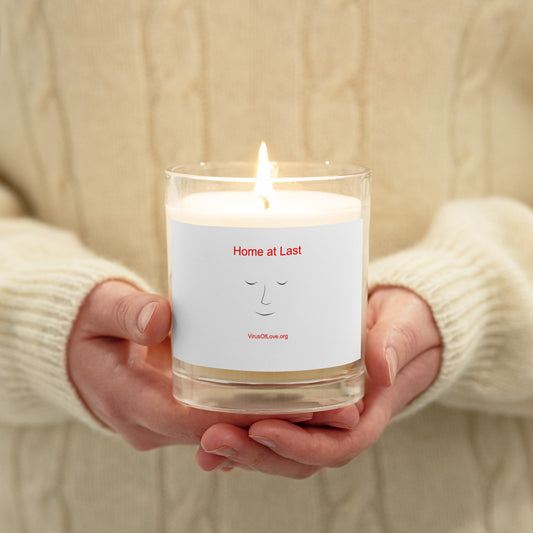 Home At Last - Glass jar soy wax candle