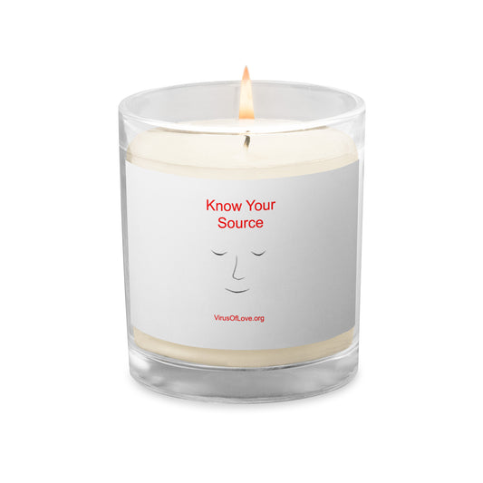 Know Your Source - Glass jar soy wax candle