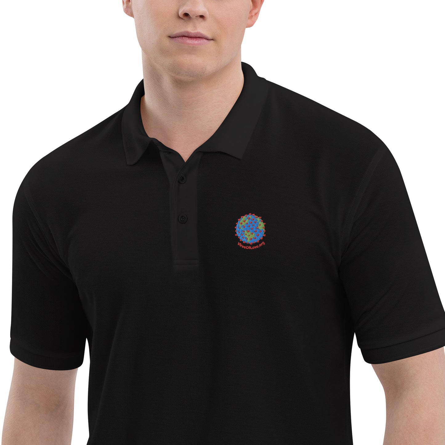 Virus of Love on Men's Premium Polo