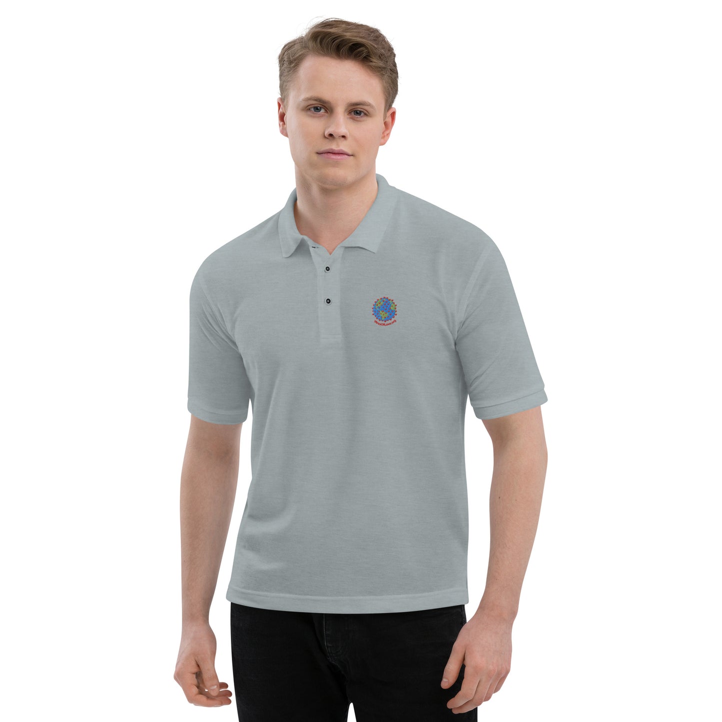 Virus of Love on Men's Premium Polo