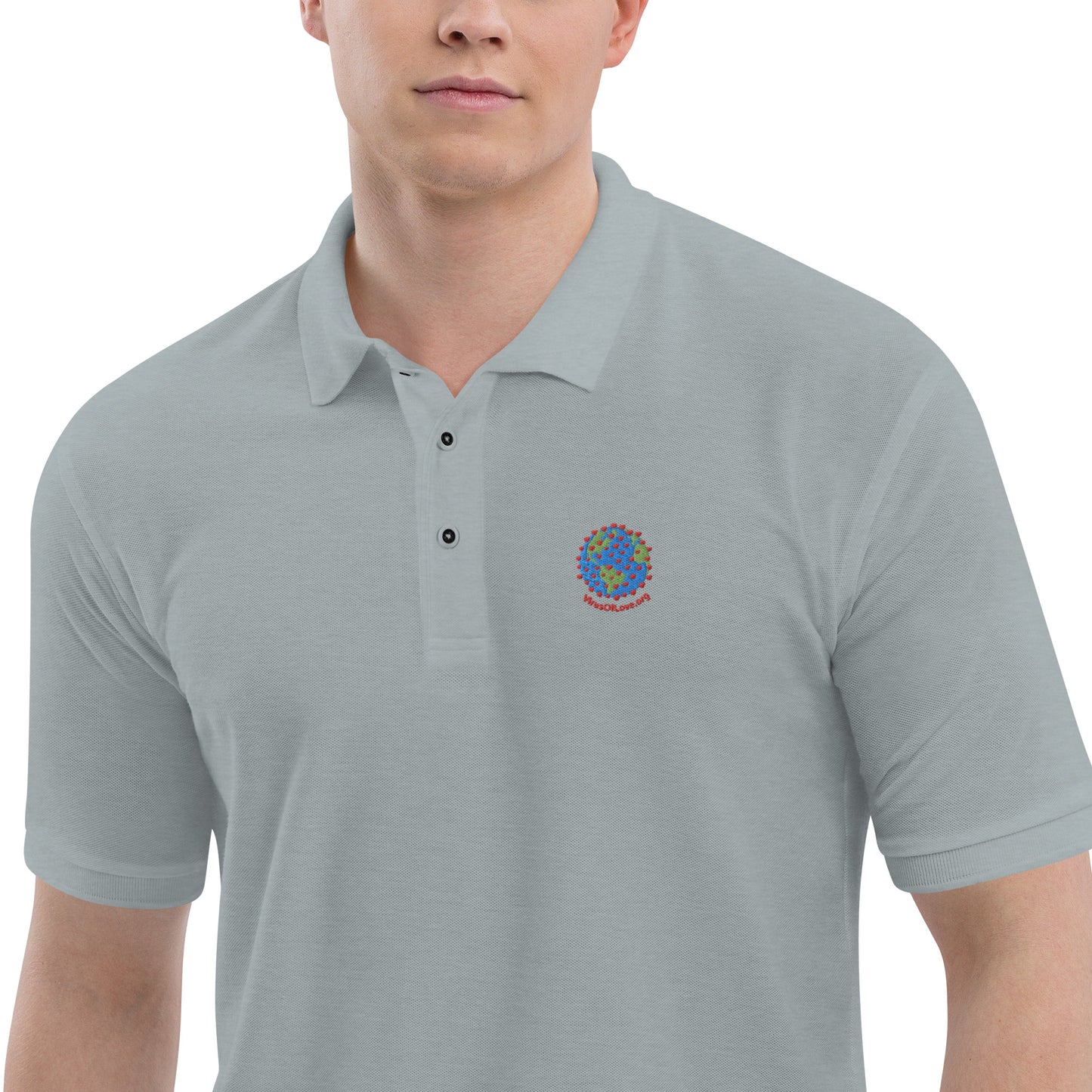 Virus of Love on Men's Premium Polo
