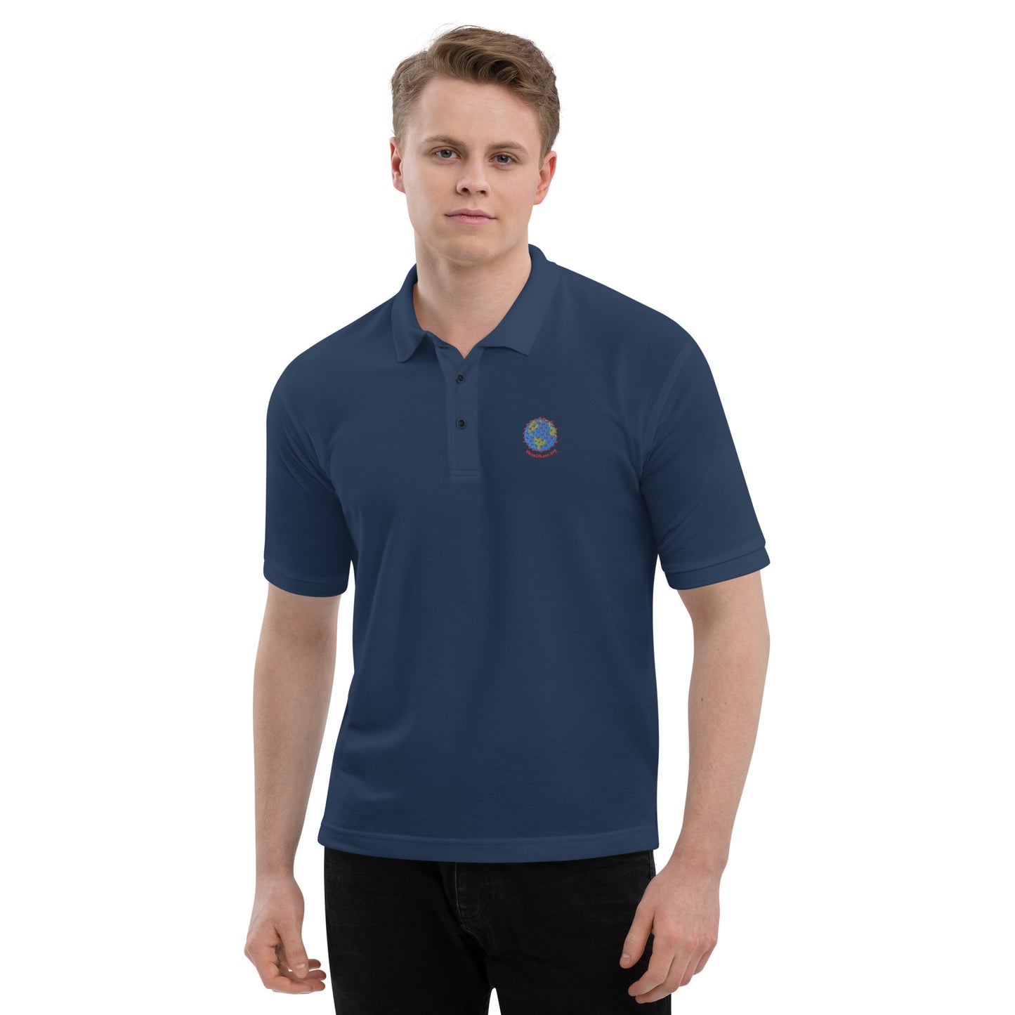 Virus of Love on Men's Premium Polo