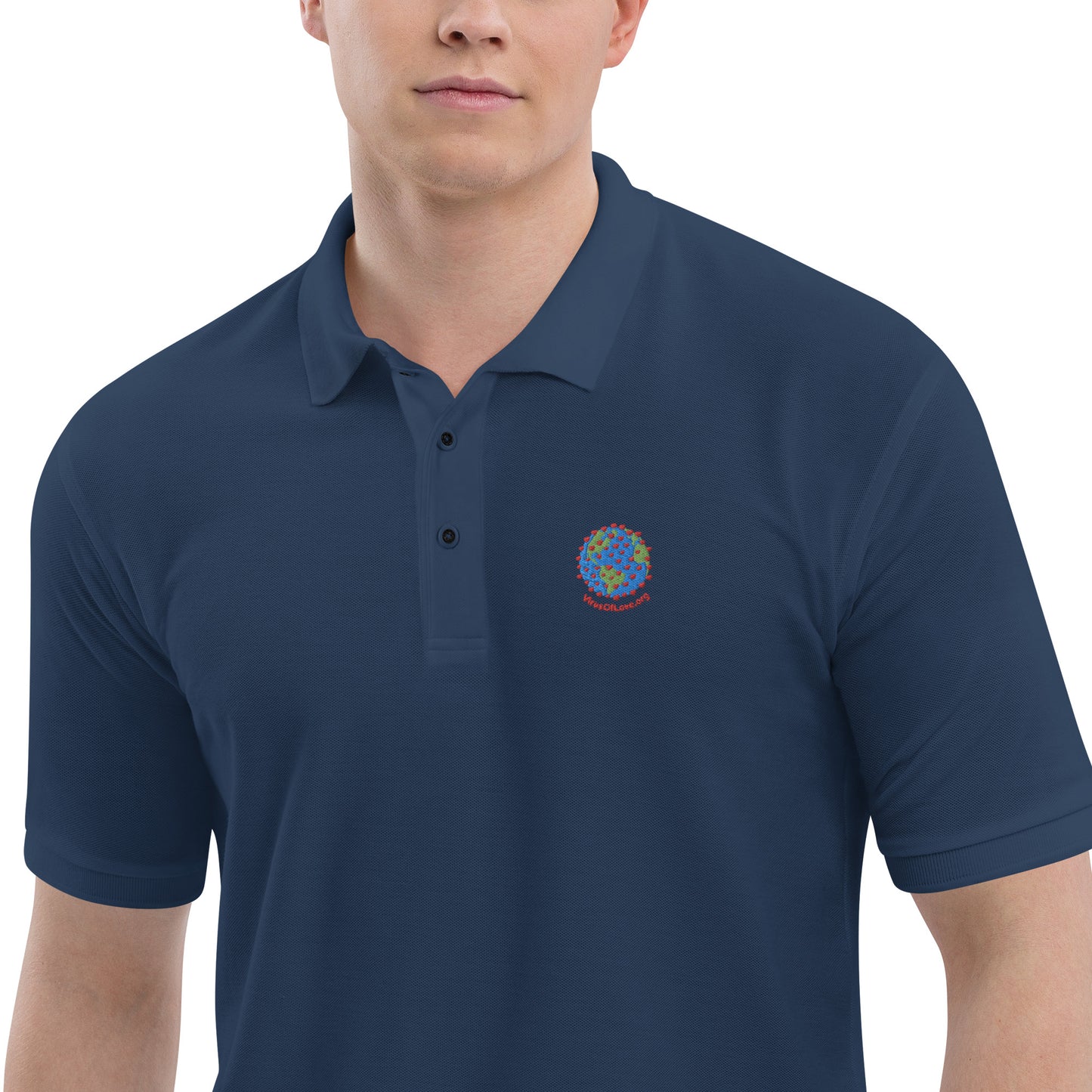 Virus of Love on Men's Premium Polo
