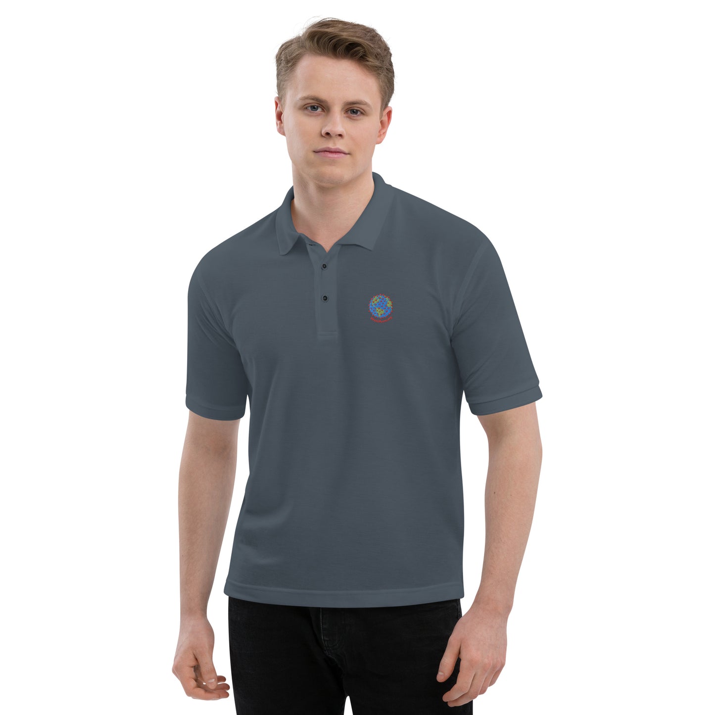 Virus of Love on Men's Premium Polo