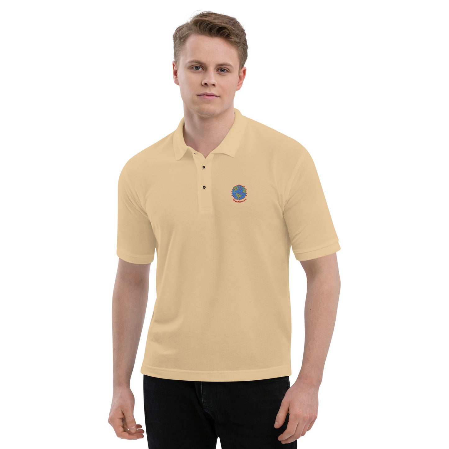 Virus of Love on Men's Premium Polo