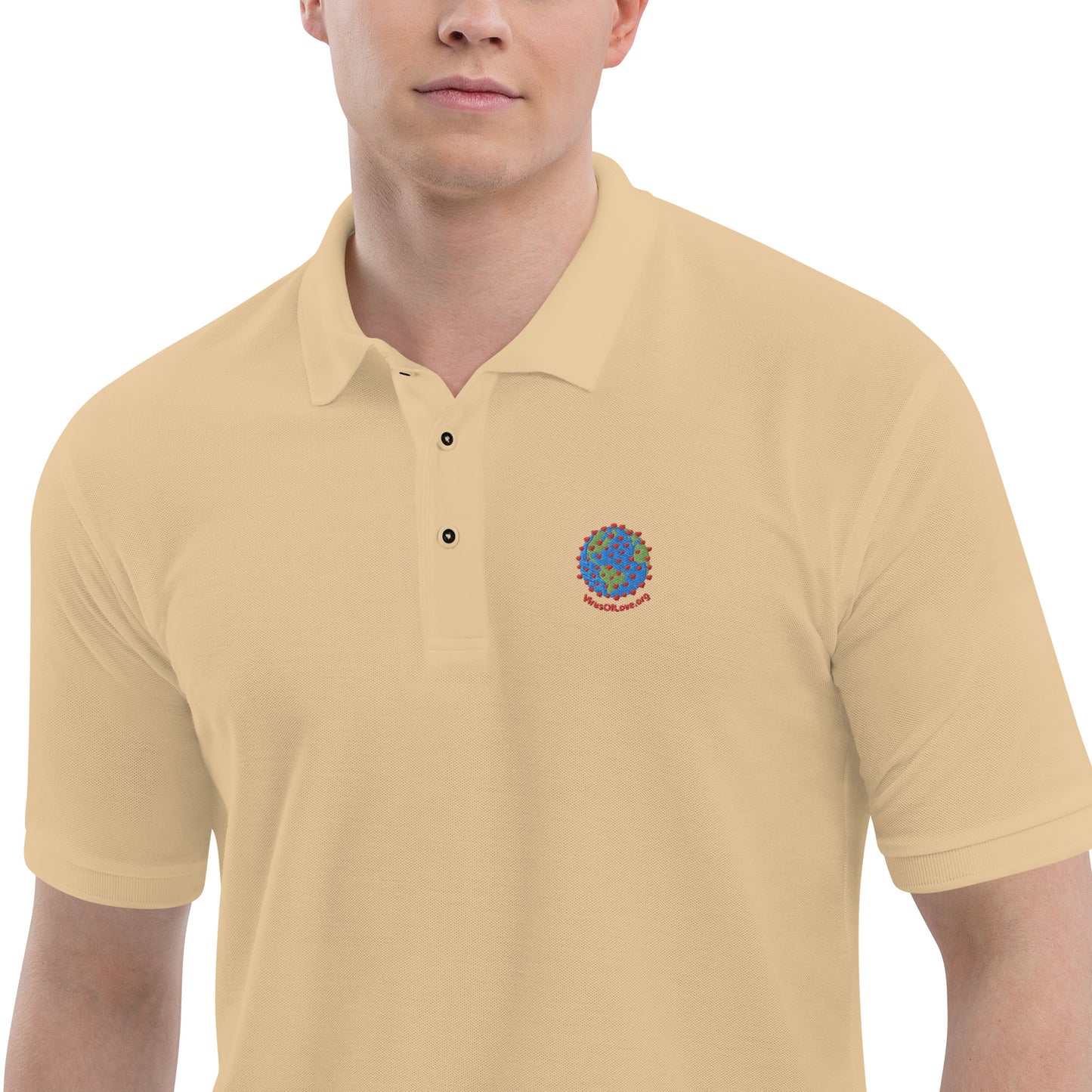 Virus of Love on Men's Premium Polo