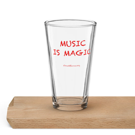 Music is Magic - Shaker pint glass