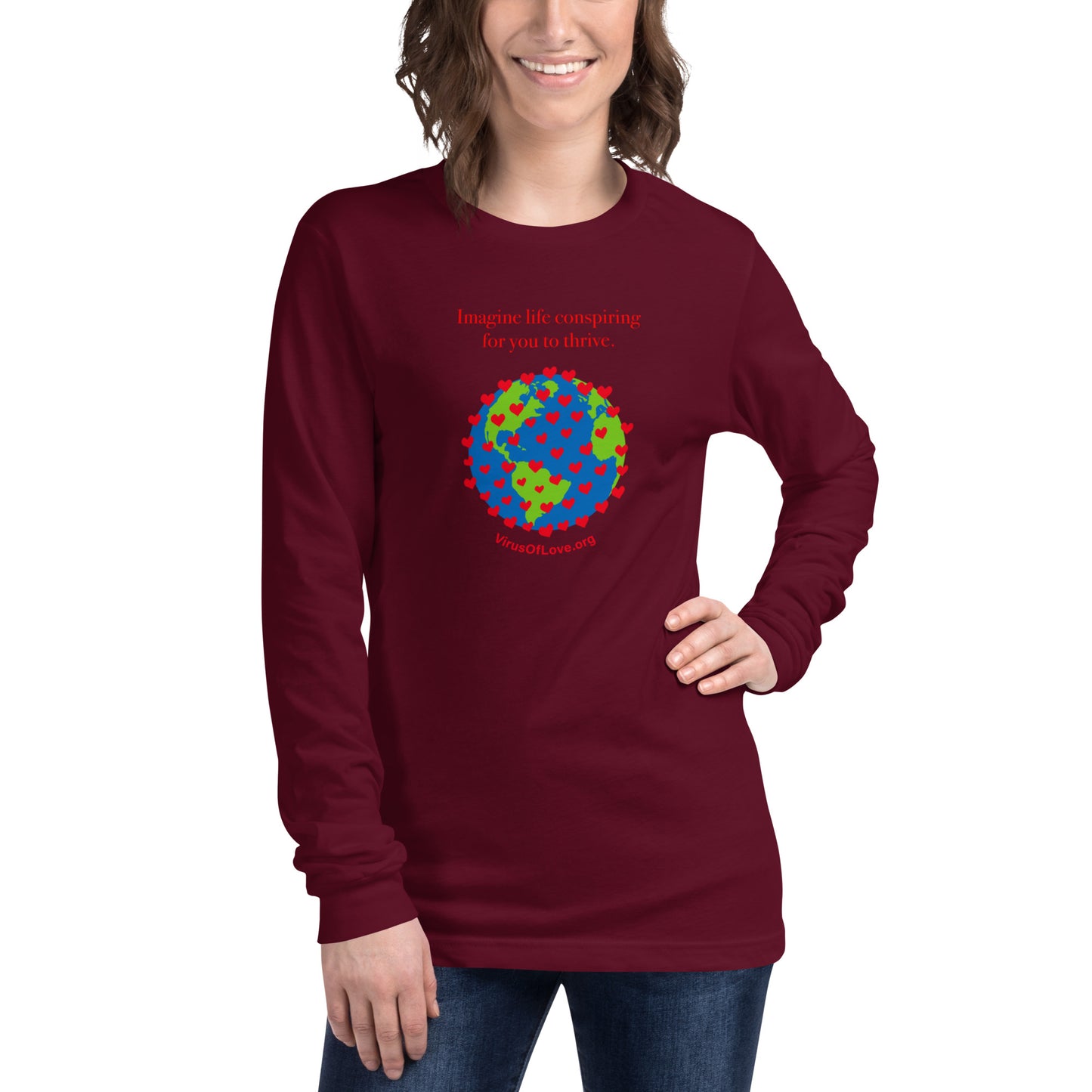 Imagine Life Conspiring - Unisex Long Sleeve Tee