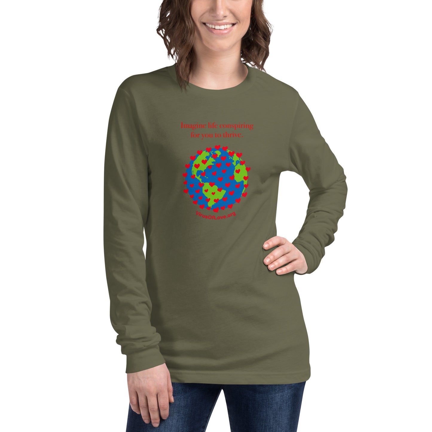 Imagine Life Conspiring - Unisex Long Sleeve Tee