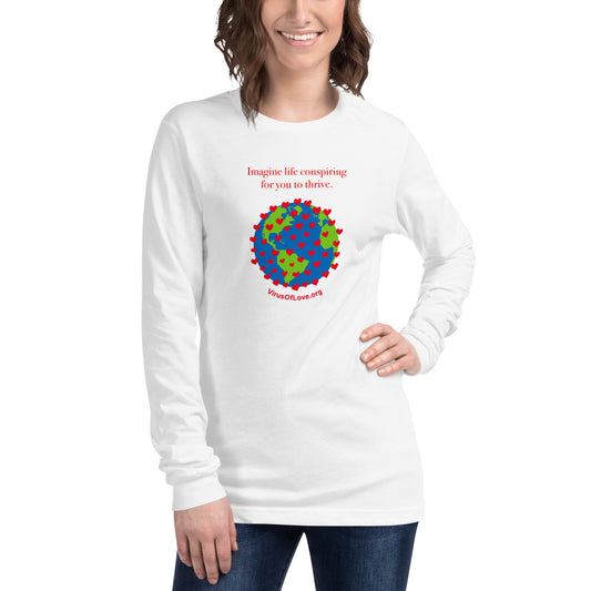 Imagine Life Conspiring - Unisex Long Sleeve Tee