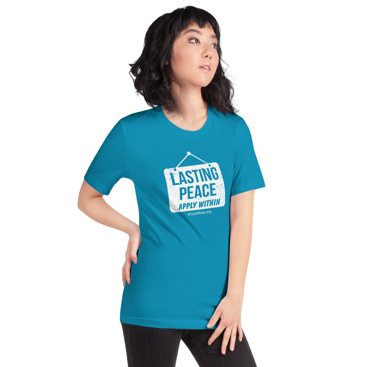 Lasting Peace Apply Within Unisex  SS t-shirt