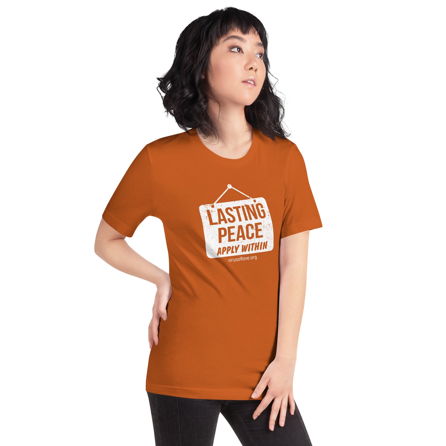 Lasting Peace Apply Within Unisex  SS t-shirt