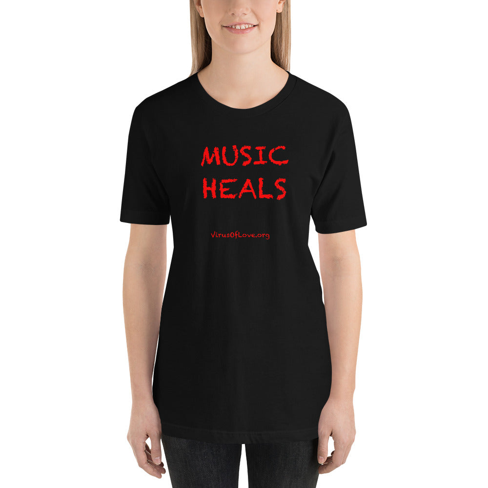 Music Heals Unisex SS t-shirt