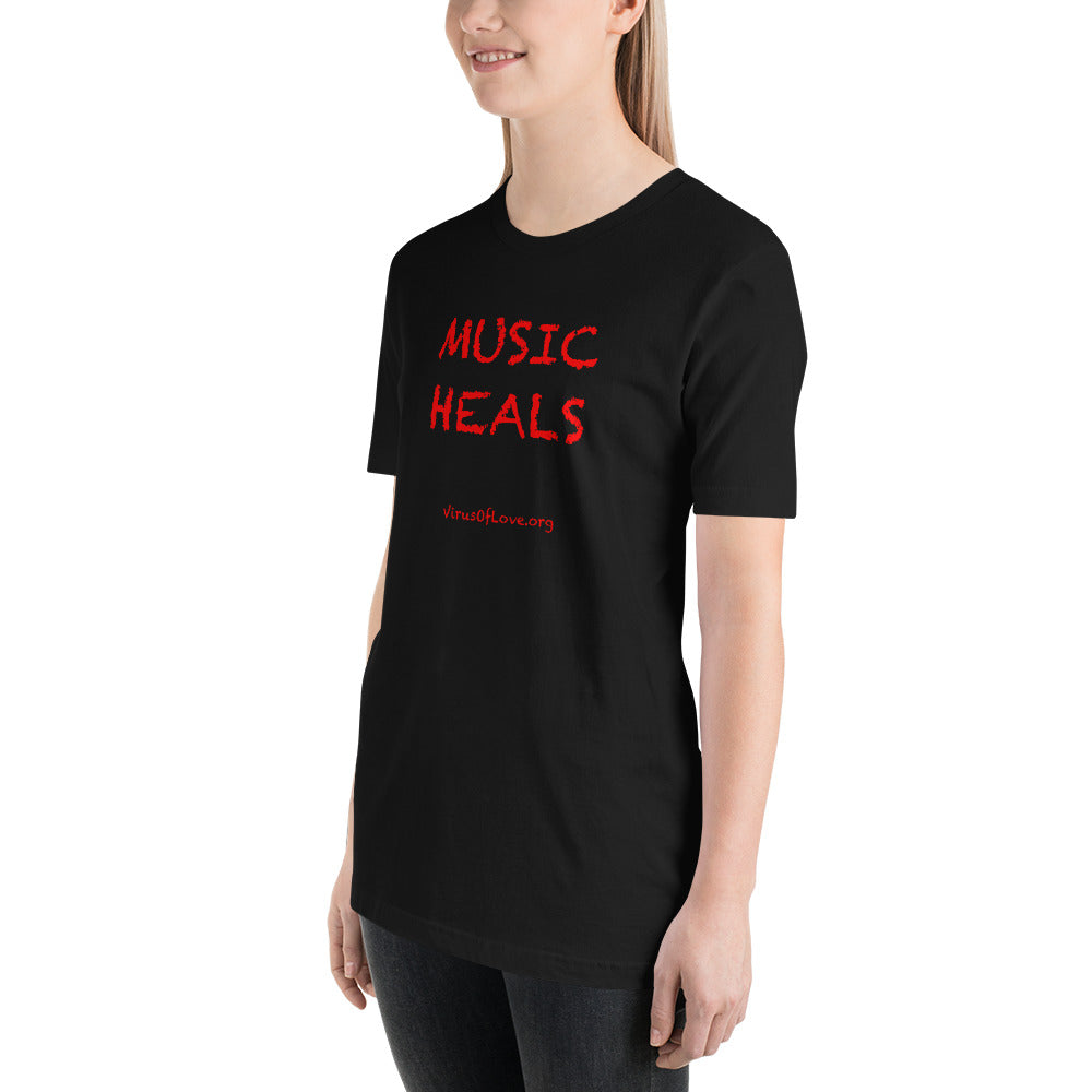 Music Heals Unisex SS t-shirt