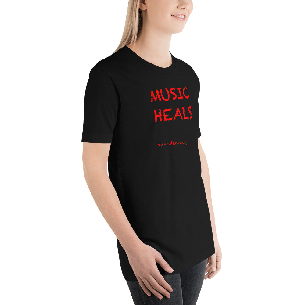 Music Heals Unisex SS t-shirt