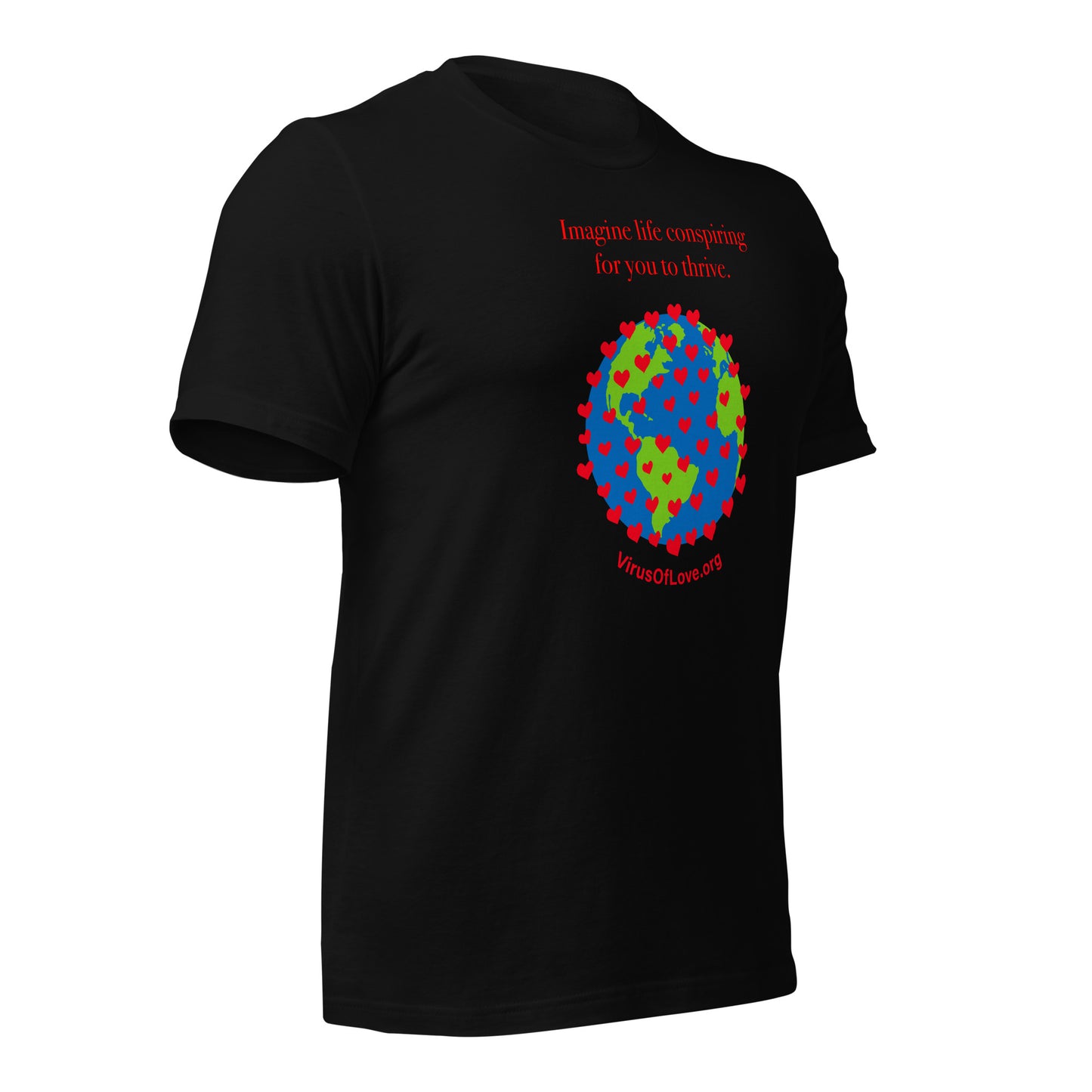 Imagine Life Conspiring For You To Thrive Unisex SS t-shirt