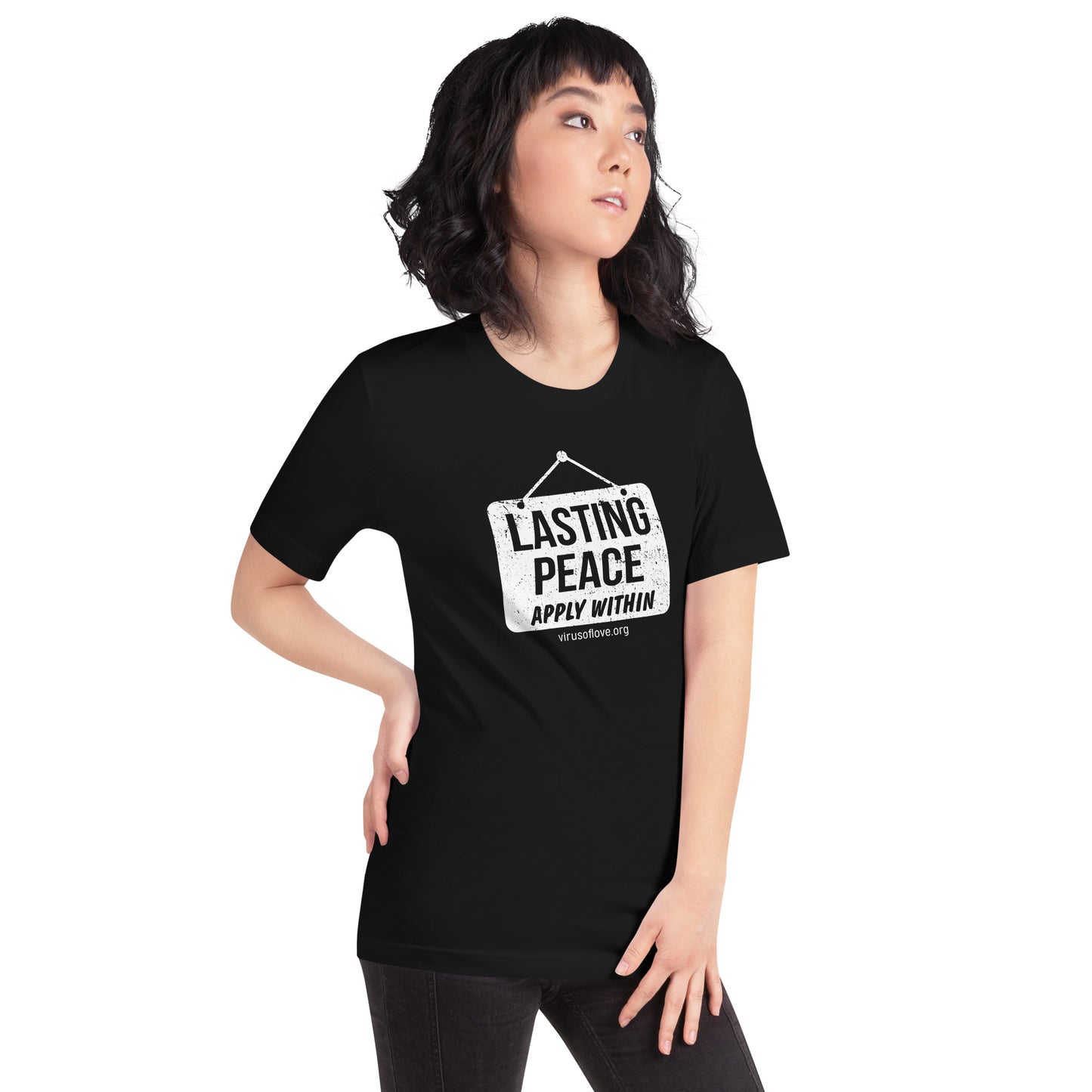 Lasting Peace Apply Within Unisex  SS t-shirt