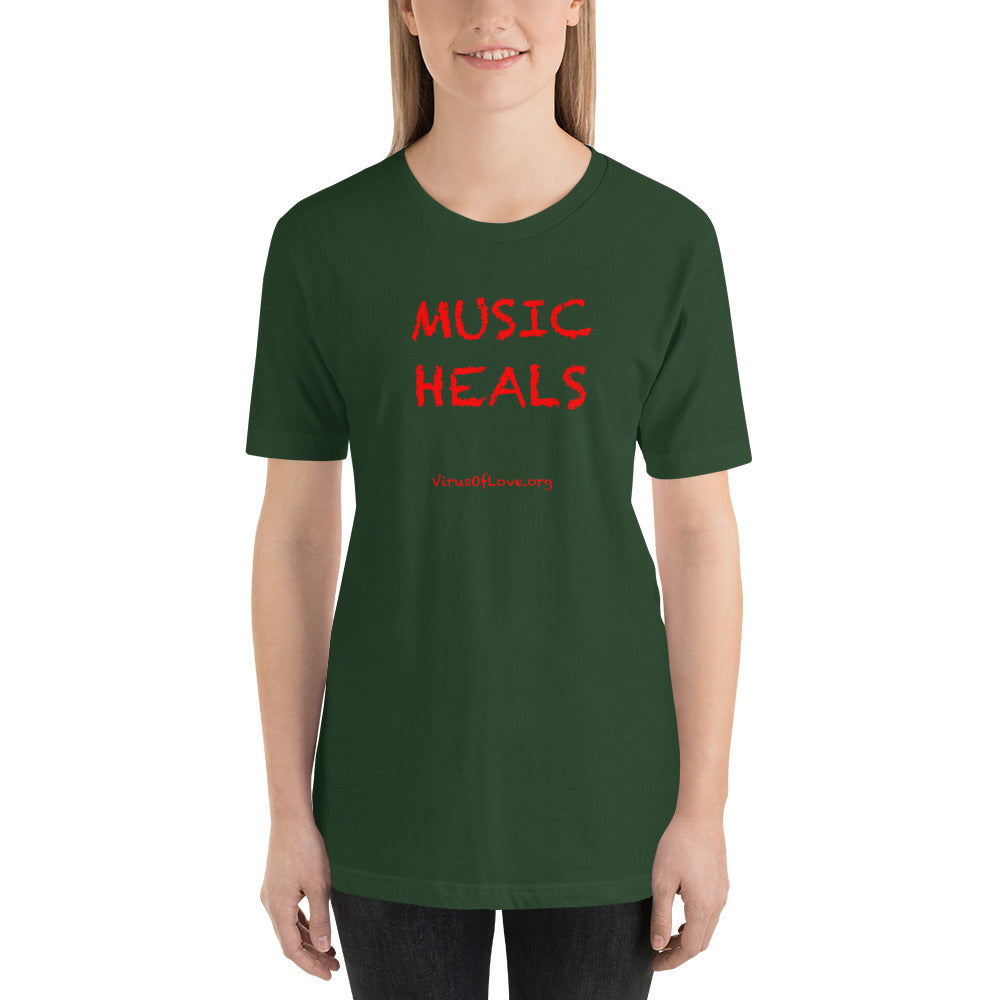 Music Heals Unisex SS t-shirt