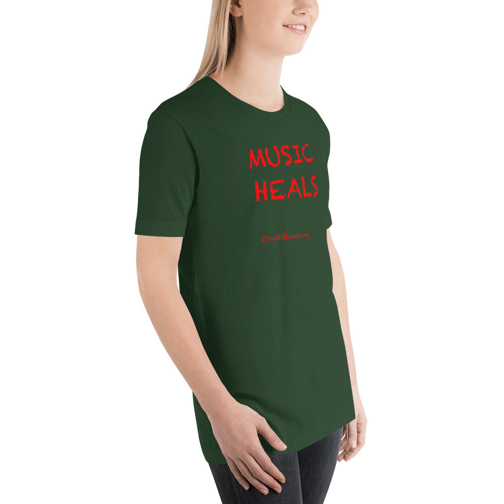 Music Heals Unisex SS t-shirt